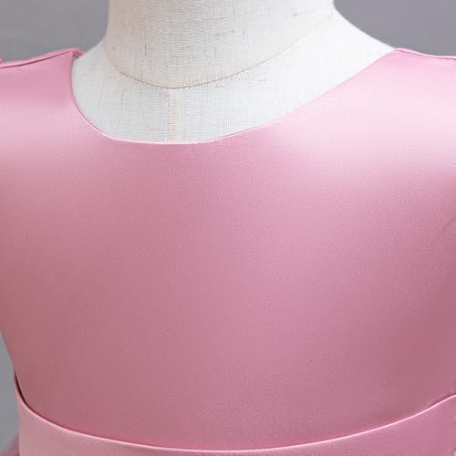 TTYAOVO Flower Girl Dress Bowknot Pageant Wedding Party Gown4