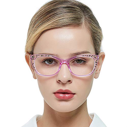 Image of OCCI CHIARI Women Reading Glasses Cateye Fashion Eyewear Frame Flash Nerd 0 1.0 1.5 1.75 2.0 2.25 2.5 3.0 4.0 5.0 6.0