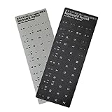 stickers teclado laptop Piel de silicona hizo más fácil para escribir.
