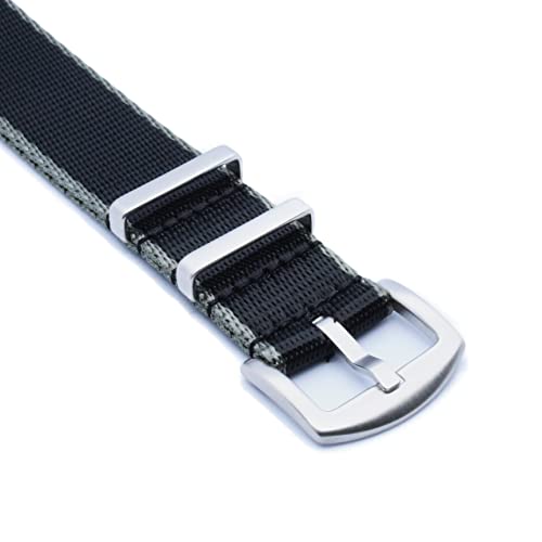 Image of WAMD Seat Belt NATO Watch Straps /Bands - 18mm,20mm,22mm and 24mm Nylon Watch Straps for Watches - Multicolour Options