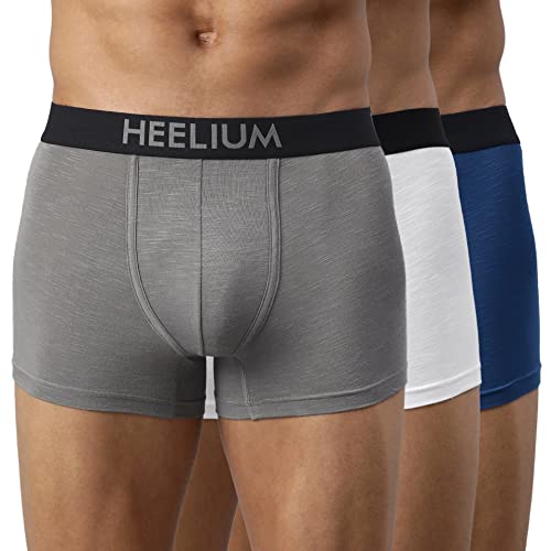 Image of HEELIUM Bamboo Underwear Trunk for Men | 3X Softer Than Cotton & Odour Free | Stretchy Fabric & Durable Waistband