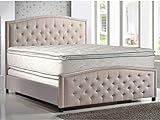 Mattress Solution Medium Plush Double sided Pillowtop Innerspring Fully Assembled Mattress, Good For The Back, Queen, Tomorrow Dream Collection