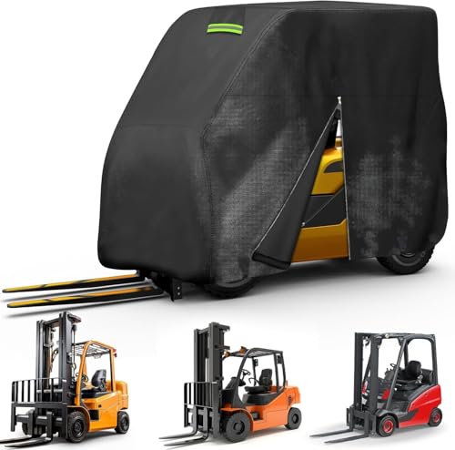 LSJDNASHD Forklift Cover for SkyTrak Industrial 4266M 2000–2010, Forklift Protection Cover, All-Season Protection Forklifts Cab Covers, Heavy Duty All-Weather Forklifts Truck Covers