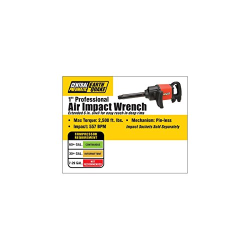 Earthquake 1 in. Aluminum Air Impact Wrench