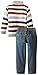 Boys Rock Little Boys' 2 Pc Sweater Set Stripe Pullover