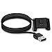 kwmobile Cable de Carga Compatible con Huami Amazfit Bip Youth Edition - Conector USB con Base de conexión para Fitness Tracker y smartwatch