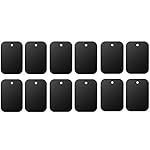 Mount-Metal-Plate12Pack-for-Magnetic-Car-Mount-Phone-Holder-with-Full-Adhesive-for-Phone-Magnet-Magnetic-Mount-Car-Mount-Magnet-12X-Rectangular-Black