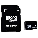 Sodial(R) 8Gb Micro Sdhc Tarjeta de Memoria con Adaptador Sd Tf Hc Microsd