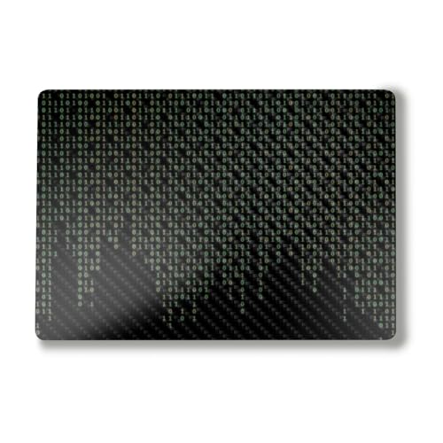Carbon Fiber Laptop Skin Compatible with Surface Laptop 7 15" (2024) - Red Pill - Premium 3M Vinyl Protective Wrap Decal Cover - Easy to Apply | Crafted in The USA by MightySkins