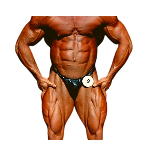 Men's Pro Cut Bodybuilding Competition Posing Trunks - Stretch, Front Lined, Compliant with IFBB, NPC2