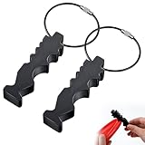 Ceoighe Repair Tool for Disc Golf, Flying Disc Maintenance Accessory for Training Competitions, Scratch Stains Fix Tool, Christmas Season Present for Flying Sport Enthusiasts(Black,2 Pack)