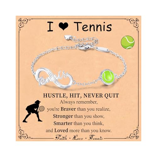 Image of Softball /Volleyball /Soccer /Basketball Bracelet for Girls Teen Women,14K Gold Plated Infinity Charm Link Bracelet Sports Accessories Jewelry Gifts for Lovers Players Team Coach