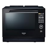 東芝 (TOSHIBA) オーブンレンジ 電子レンジ フラットテーブル microwave 簡単操作 石窯ドーム 30L ER-YD7000(K)