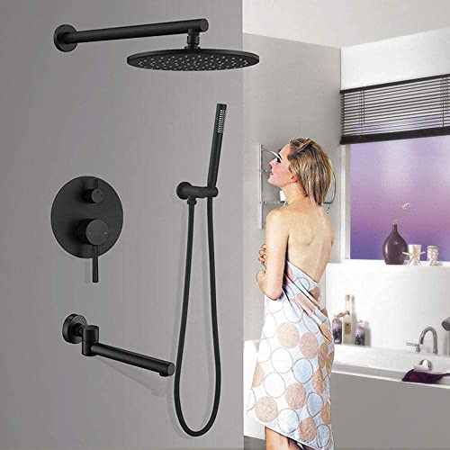 Mélangeur de pluie ensemble de douche avec jet enveloppant et commande intuitive