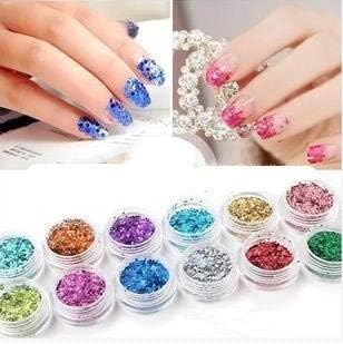 3boxs/lot Fashion Nails Glitter Sparkle Sequins Nail Art Decorations for UV Gel Nails DIY Glitter Acrylic Manicure Nail Art