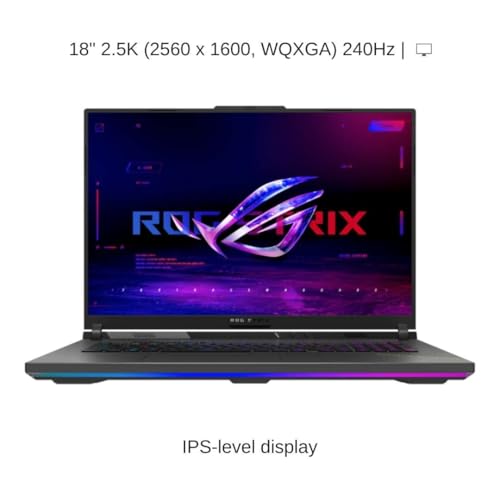 Image of HIDevolution [2025] ASUS ROG Strix G18 G814PP 18 inch WQXGA 240Hz IPS-Level, 2.4 GHz Ryzen 9 8940HX, RTX 5070, 32 GB DDR5 RAM, 4 TB PCIe SSD, Windows 11 Pro
