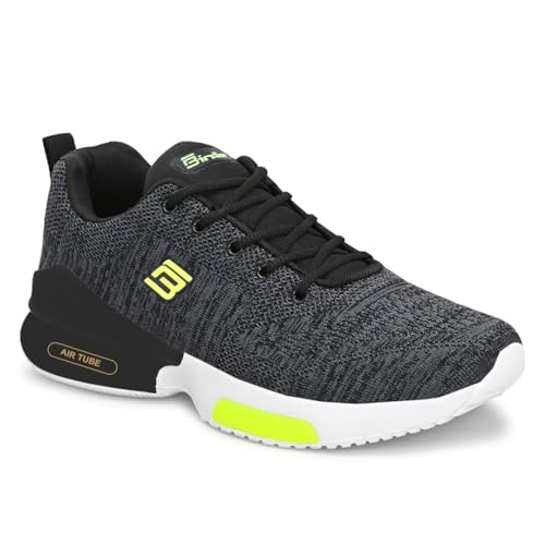 Image of Birde Men's Sports Shoes for Gym, Walking, & Running Lightweight Comfortable Sports Shoes | Colour -Black EVA-TPR-TPU Knitting Sports Shoes
