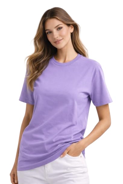 cottoz Womens T Shirt Casual Crew Neck Cotton T Shirt Short Sleeve Tee Soft Breathable Basic Top for Everyday Wear and Layering-picture-35