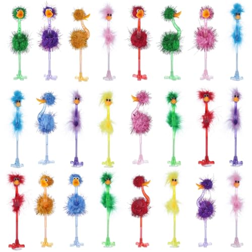 Bolígrafos de flamenco BOSREROY ideales para decorar escritorios infantiles y notas diarias