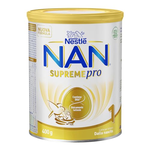 NESTLÉ NAN SUPREMEpro 1 Latte per Lattanti Polvere dalla nascita, Latta 400g