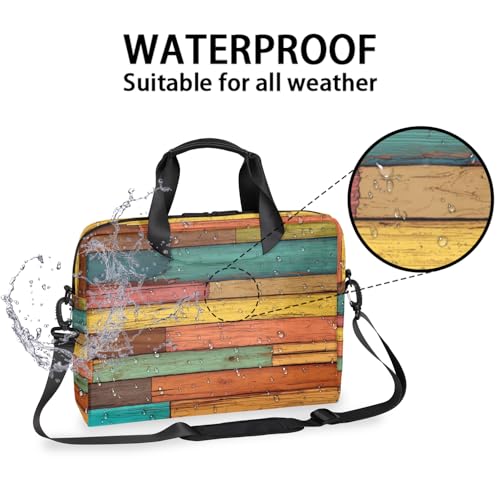Bolso portátil vintage de 16 pulgadas resistente al agua miniatura 2