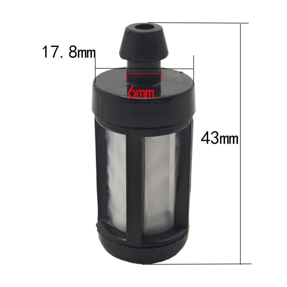 Venta de Filtro de Combustible de Gas Ajuste Universal for Recortadora FS120 MS180 MS250 MS260 MS290 MS310 MS390 MS341 MS361 Pieza de reemplazo de Motosierra Piezas de Repuesto(50pcs)