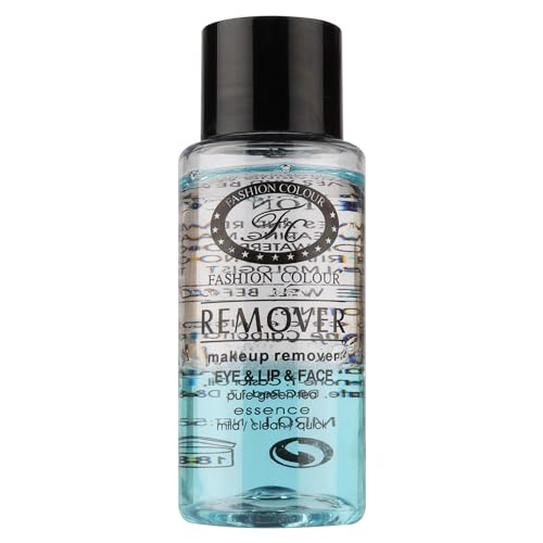 Fashion Colour Makeup Remover Liquid (50ml) | Gentle Cleanser & Make Up Remover For Everyday Use | For Men & Women, Remove 100% Dirt, Pollution (Free Makeup Removing Cotton Pads) (MR01-1B)