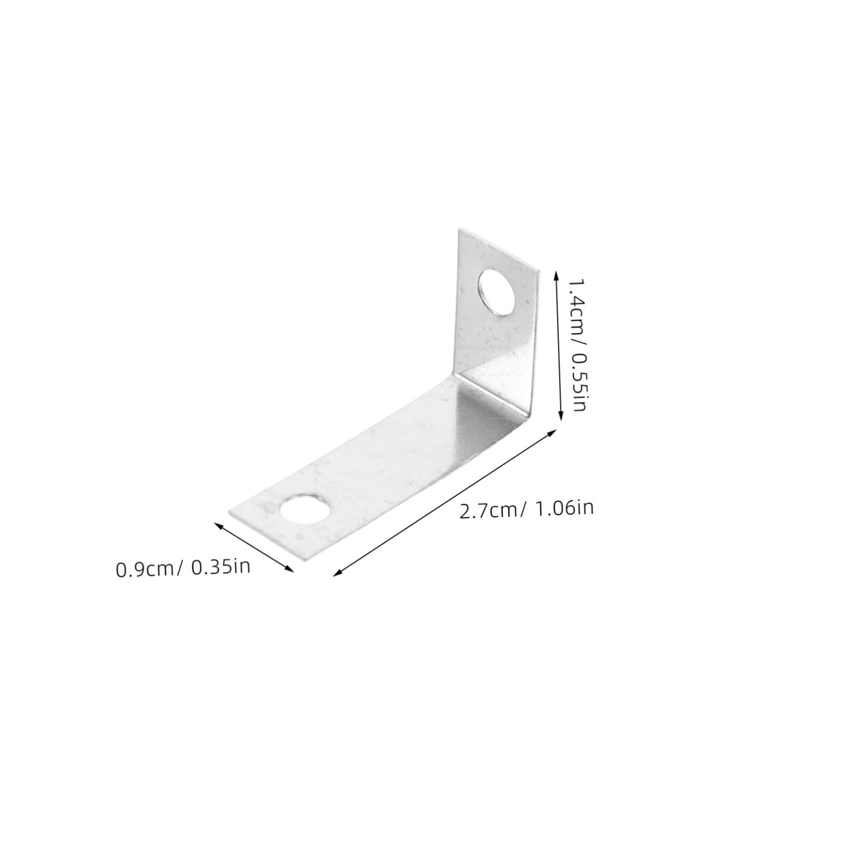 HOODANCOS Stainless Steel Picture Frame Corner Brackets L-Shaped Brackets DIY Framing Tool Retaining Clips for Canvas Canvas Corner Clip Set Head Screws for Framing