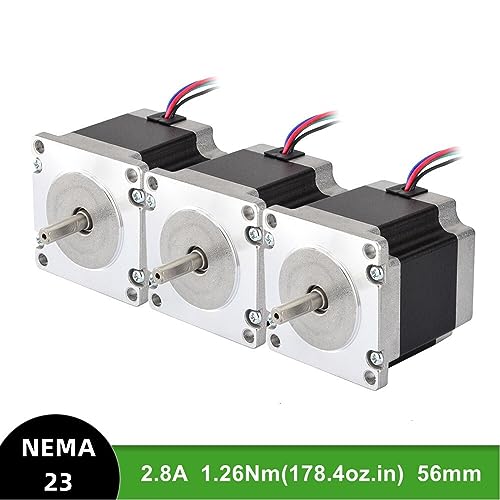 Moteur pas à pas 1.26Nm anti-vibration 2.8A pour assemblage CNC sans jeu