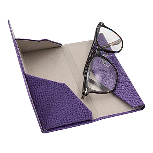 Image of Real Sic Glasses Case for Men and Women - Magnetic Folding Hard Shell Sunglass Holder - Inspired by Solid Color