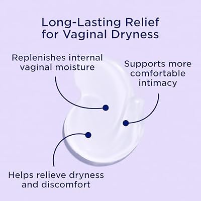 Replens Long-Lasting Vaginal Moisturizer, Relieves Vaginal Dryness for Up to 3 Days, Fragrance Free, 14 Applications