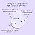 Replens Long-Lasting Vaginal Moisturizer, Relieves Vaginal Dryness for Up to 3 Days, Fragrance Free, 14 Applications