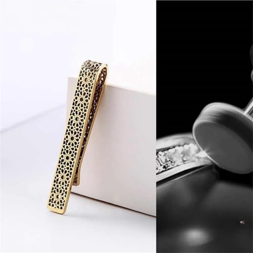 Pinza para corbata de acero inoxidable y barra de joyería formal 5