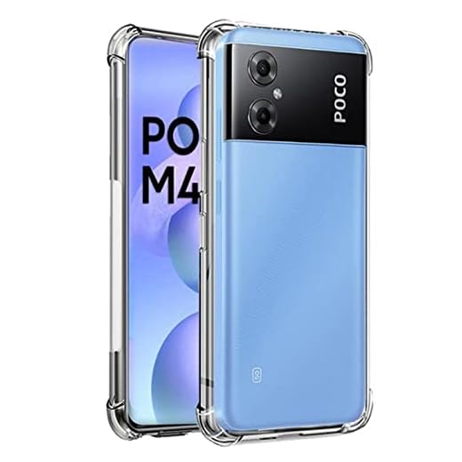Capa Protetora Para Xiaomi Poco M4 5g com Tela de 6.58" Polegadas Capinha Case Transparente Air Anti Impacto Proteção De Silicone Flexível