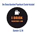 Tainada Neoprene Beer Beverage Drink Can Bottle Coolie Cooler Insulators Sleeve Cover Huggie Holder (2 pcs,Double Sided Printing) + One Absorbent Coaster (Unicorn Pink)