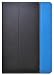 Ionic 2-Tone Designer Leather Apple iPad Air 2 Case (iPad 6) Cover Stand with Sleep and Wake Up Function (Black/ Blue)