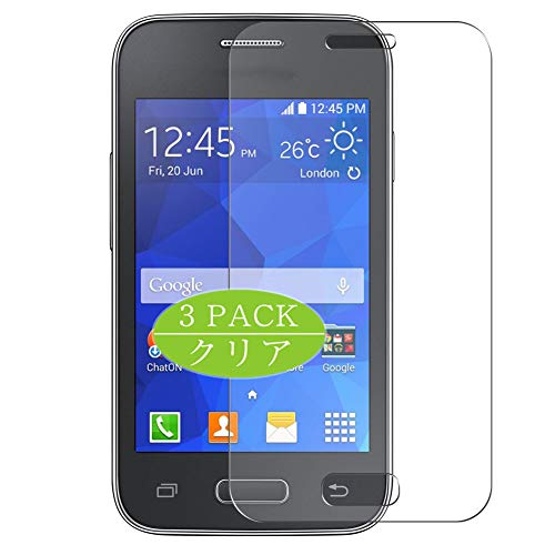 VacFun Lot de 3 Clair Film de Protection d'écran, Compatible avec Samsung Galaxy Young 2 G130H G130, Film Protecteur sans Bulles(Non vitre Verre trempé)