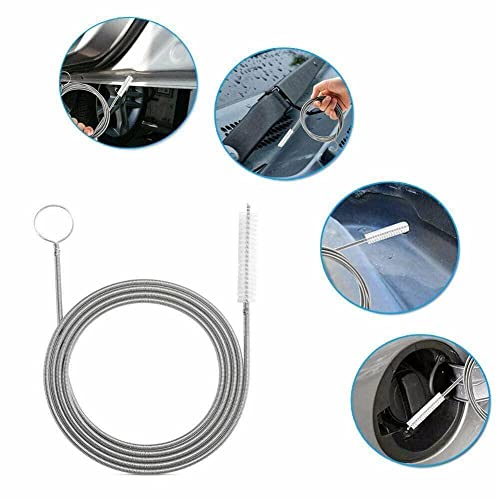 Qus Car Styling Sunroof Door Windshield Cleaning Brush Blocked Sunroof Pipe Drain Clean Brush Auto Cleaning Tools Is Hole Drain #TOP5