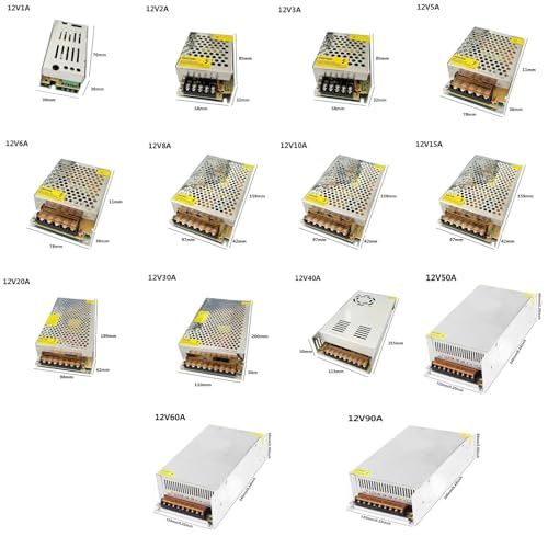 Transformador switching 5V 10A para iluminación de muebles de cocina y vitrinas 3