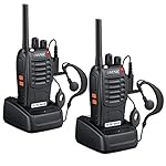 eSynic 2PCS Walkie Talkies de Larga Distancia con ...: 🌝【Linterna LED Incorporada】Los walkie talkies están equipados con luz LED para satisfacer sus necesidades en la noche oscura, lo que le permite cambiar de canal en un ambiente oscuro. Perfecto para aventuras al aire libre. 👍【Walkie Talkies de Largo A...
