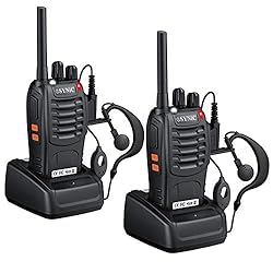 eSynic 2PCS Walkie Talkies de Larga Distancia con ...: 🌝【Linterna LED Incorporada】Los walkie talkies están equipados con luz LED para satisfacer sus necesidades en la noche oscura, lo que le permite cambiar de canal en un ambiente oscuro. Perfecto para aventuras al aire libre. 👍【Walkie Talkies de Largo A...