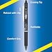 PILOT FriXion Erasable Pens Retractable Gel Ink, 6 Pack (3 Black & 3 Blue) + 4 Bonus Refills, Fine Point 0.7mm Erasable Gel Pens
