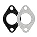 HIAORS Intake Manifold Inlet Pipe Gasket for GY6 125cc 150cc Twister 150 Go Kart Scooter 152QMI 157QMJ Kymco Znen Tank Taotao Lance Parts 2 set
