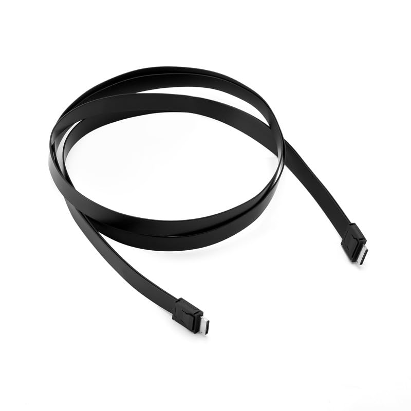 Oculink SFF-8611 X4 Cable, PCIe 4.0 16GT/s High-Speed Data Cable for eGPU Dock, Gaming Laptop Expansion, Flat PVC Cable, Durable & Flexible