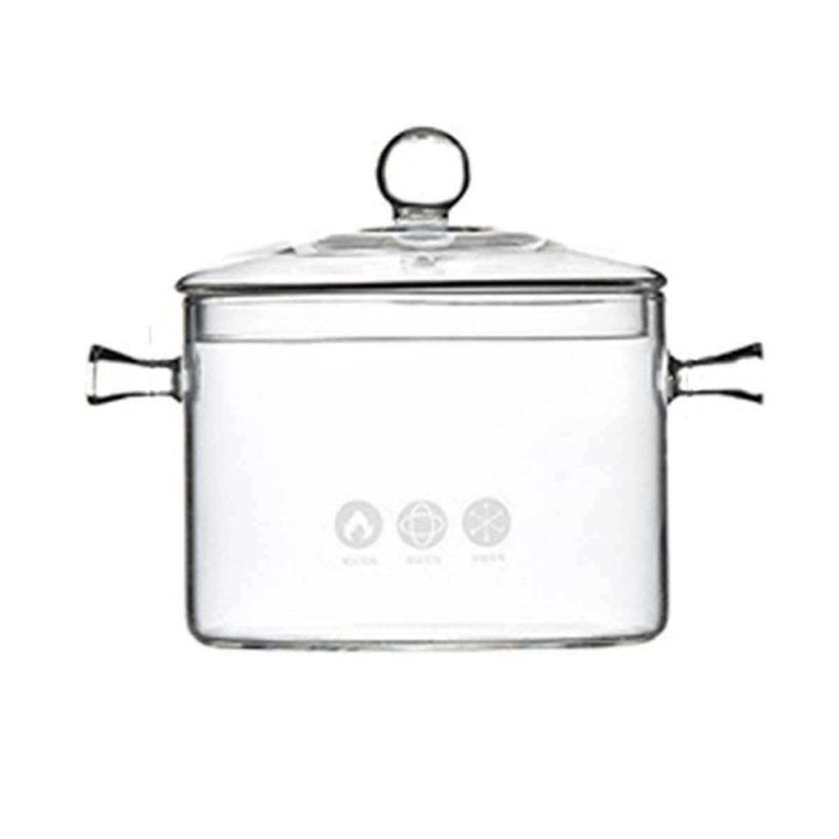 Casserole en verre résistant à la chaleur pour une table élégante et raffinée
