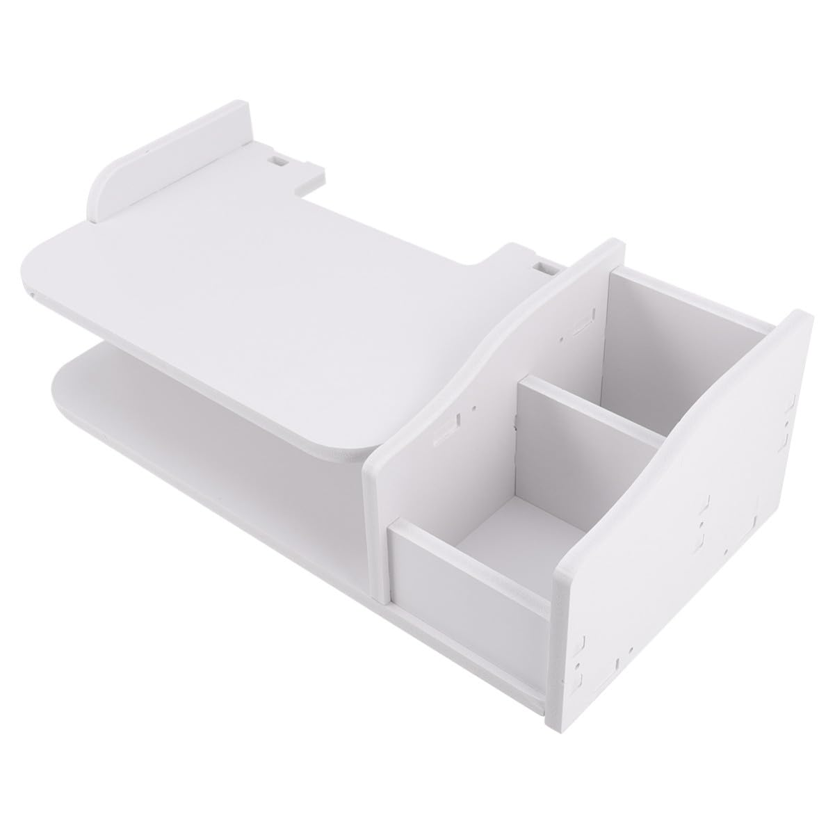 NUOBESTY Mensola Galleggiante Per Supporto Console Mensola Stb Box Supporto Router Montaggio A Parete Galleggiante