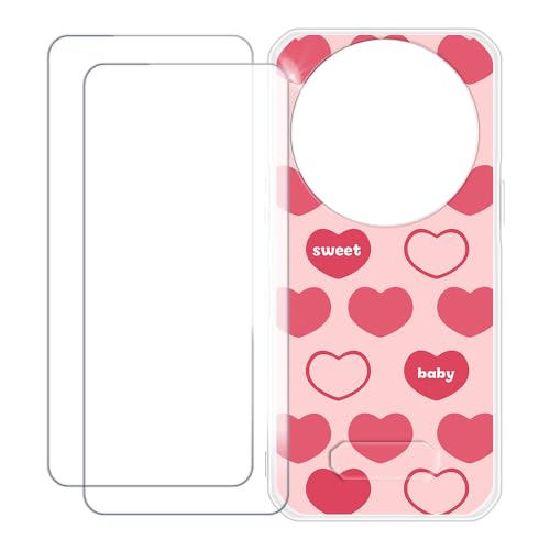 UOGNADGD Oukitel WP39 Pro 5G �Ƃ̌݊������� �J�X�^���J���t���P�[�X�{�����K���X�ی�t�B����2���t�� ? �Ռ��z�������h�~ (�s���N�̃n�[�g)