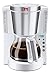 Melitta LOOK Timer Drip coffee maker 15tazze Bianco