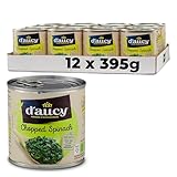 D'aucy Chopped Spinach 12 x 395g