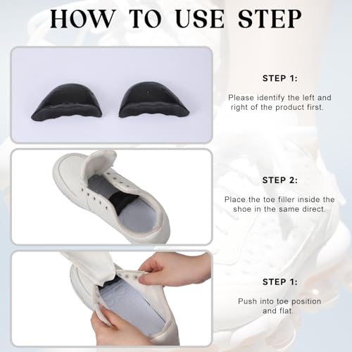 4 pares de plantillas ajustables para zapatos grandes miniatura 6